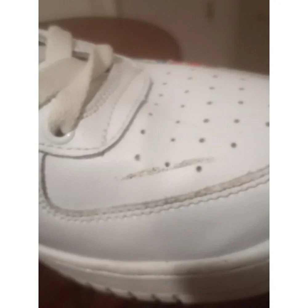 Drip Creationz White Sneakers Youth Size 6.5Y Women's 8 Lace Up Low Top Shoes